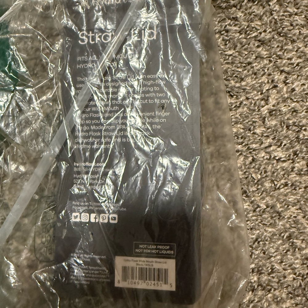 Adidas Black Straw Lid - Picture 2 of 2